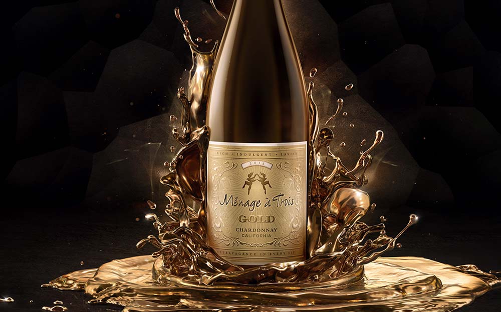 Ménage à Trois Gold <br> California Chardonnay